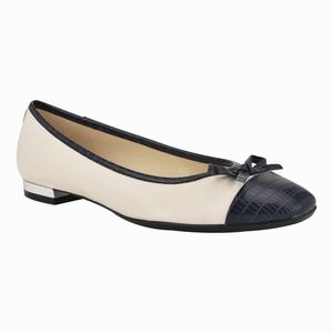 Nine West Olly 9x9 Ballet Flats - White - Ireland (OU4892703)